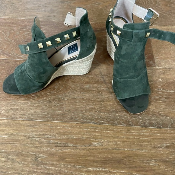 Black house white studded espadrilles - Picture 1 of 2